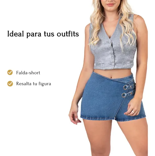 Falda short colombianos sale