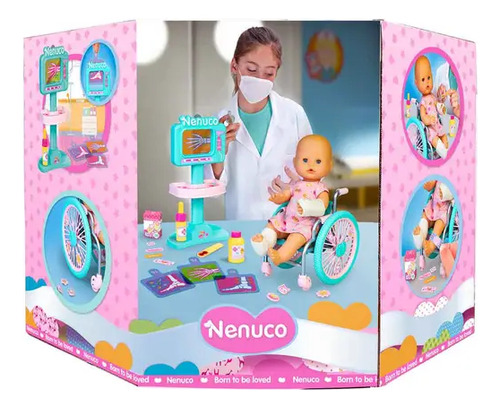 Muñeca Bebe Nenuco Emergencia Doctora Con Accesorios