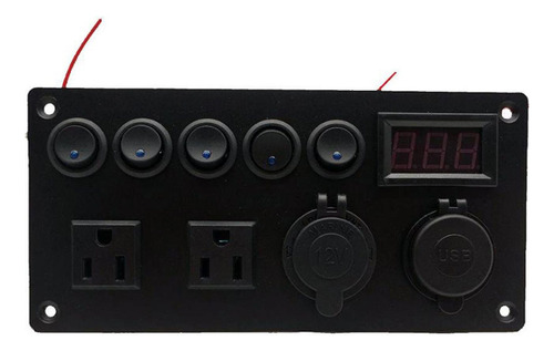 Panel De Interruptor Ip68 Multipropósito 5 Gang 12v/24v
