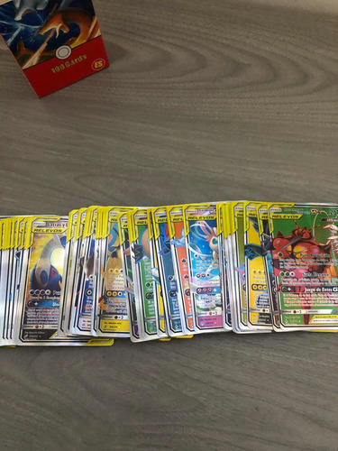 Tarjetas Pokemon Cartas De Pokemon Español Gx 100 Pzas