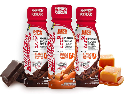 Batido De Chocolate Slimfast Advanced Energy Rich Reemplaz