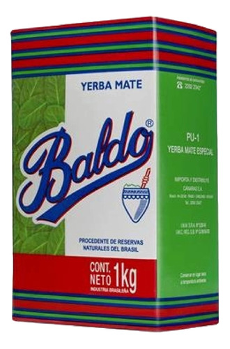 Yerba Baldo Uruguaya 1 Kg Suchinasa 