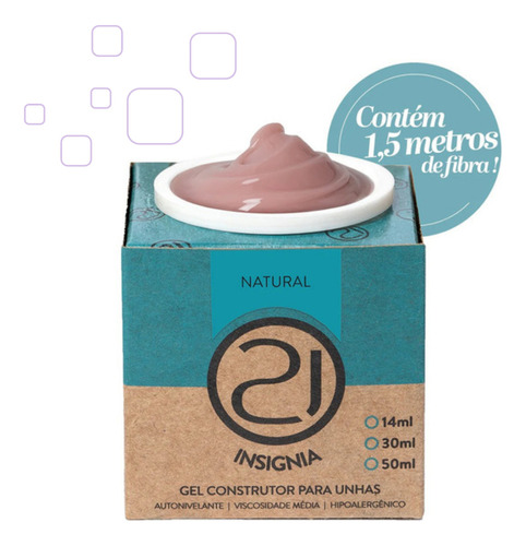 Gel Para Alongamento Insignia Natural Nails 21 Unha De Gel