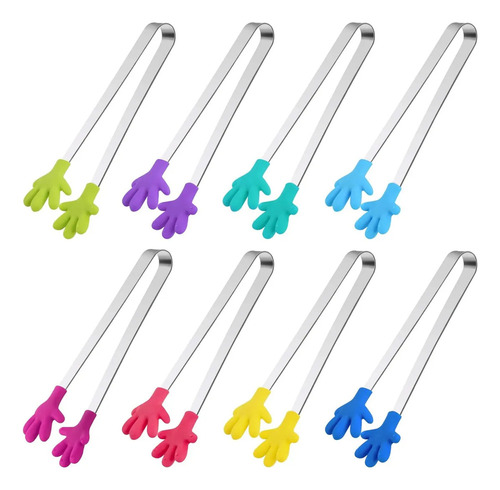 Zl Pinzas Pequenas For Comida Shindel, 8 Piezas, Minipinza