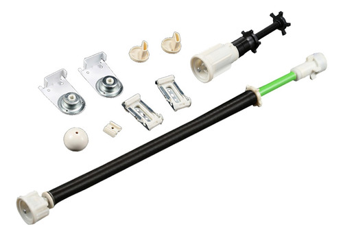 Imagen 2 de 7 de Kit De Persianas Enrollables Diy, Mecanismo De Resorte, Haz