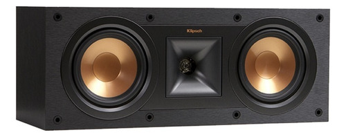 Caja central Klipsch R-25c Pico de 400 W, color negro