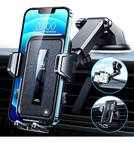 [2022 Newest] Vanmass Car Phone Mount [super Suction Cup & H