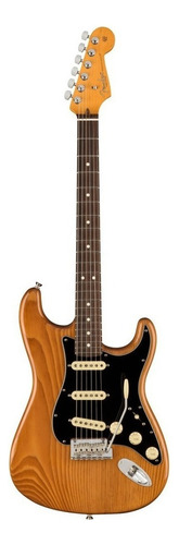Guitarra eléctrica Fender American Professional II Stratocaster de pino roasted pine brillante con diapasón de palo de rosa