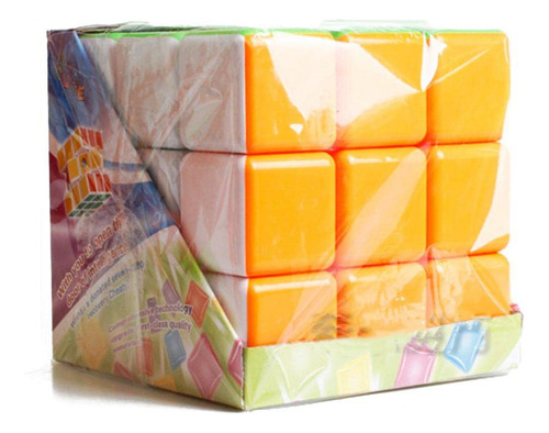 Cubo De Velocidad 3x3 Grande Sin Calcomanías