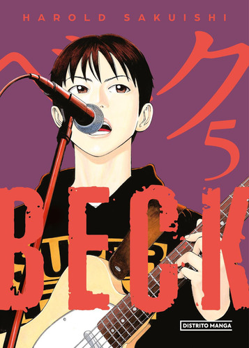 Beck 5, de Sakuishi, Harold / Daruma Serveis Lingüístics. Editorial Distrito Manga, tapa pasta blanda, edición 1 en español, 2023