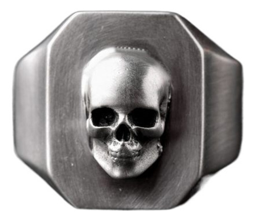 Anillo Gótico De Calavera De Acero Inoxidable For Hombre