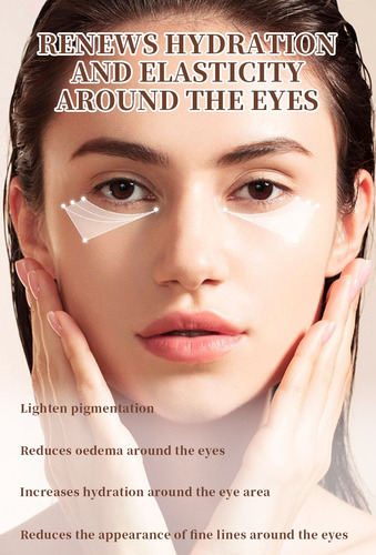 Parches Para Ojos Ojeras Colágeno Oro Arrugas 100 Pares Todo Tipo De Piel