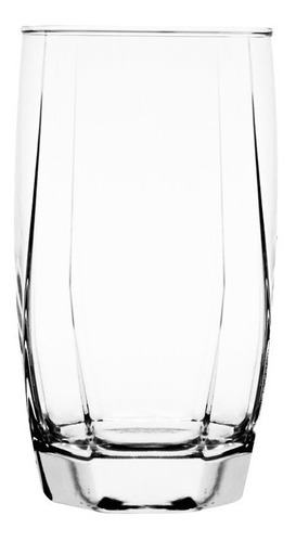 Set 6 Vaso Capri Trago Largo Vidrio Nadir 410cc Color Transparente