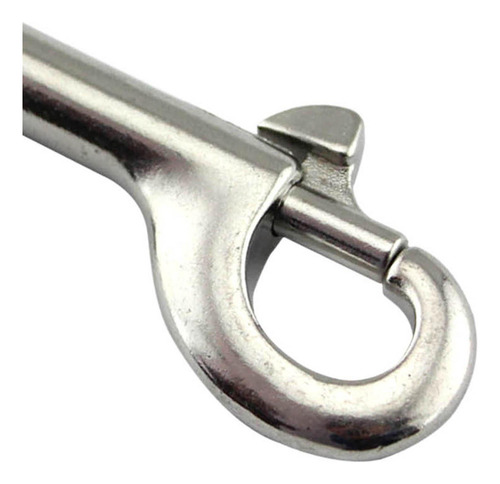 3 Gancho De Doble Extremo Snap Bolt Clip 3.54x0.98 Pulgadas