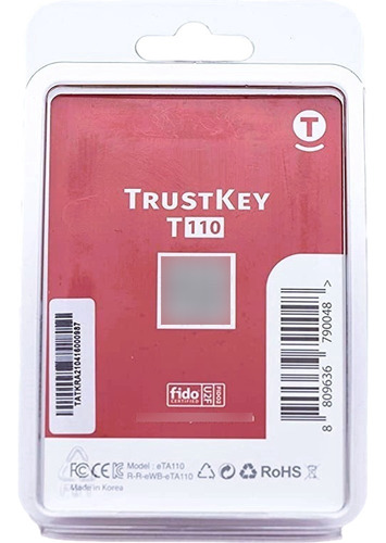 Imagen 5 de 5 de Trustkey Usb-a Llave De Seguridad Clave Acceso Key Fido2 U2f