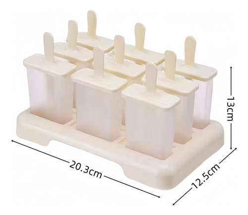2 Moldes Caseros Para Paletas De Helado Para Uso Doméstico