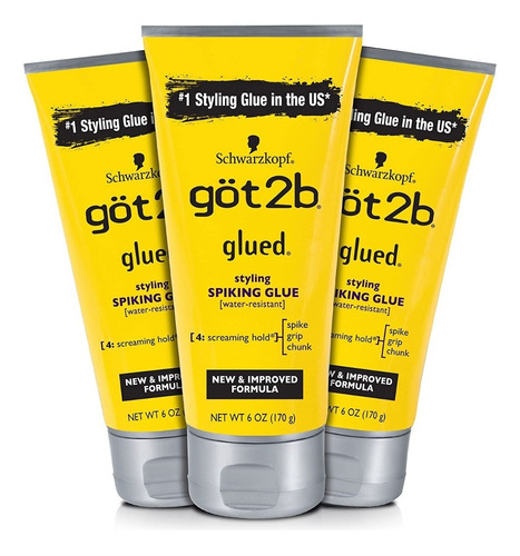 Göt2b Glued Gel Estilizador De Cabello Schwarzkopf 3p 170g