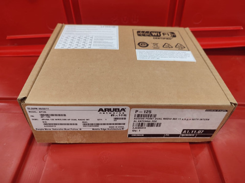 Aruba Ap-125, Access Point Dual Radio A,b,g,n 2.4 Y 5 Ghz