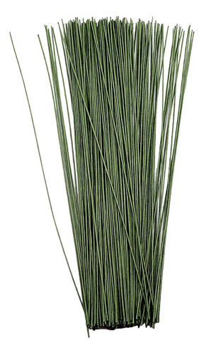 100x Floral Wire 9.4in Diy Planta Artificial Ramo Verde