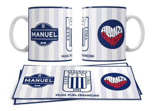Taza Personalizada Alianza Lima - Entrega Inmediata Delivery
