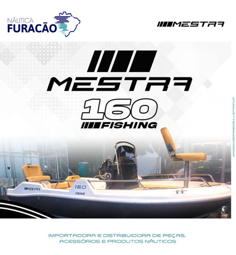 Imagem 14 de 14 de Lancha Mestra 160 Fishing + Motor Mercury 60hp Seapro 4t