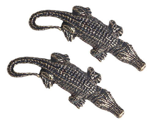 Abalorios De Cocodrilo De Latón Con Forma De Cocodrilo Para