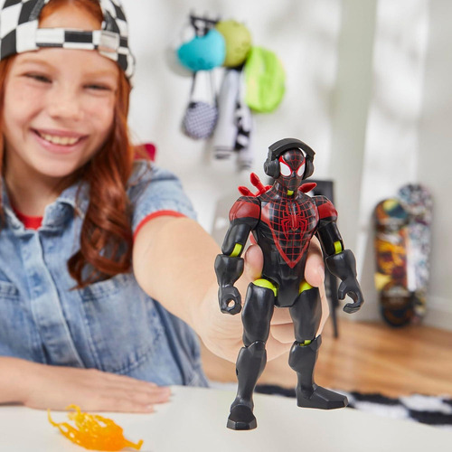 Figura De Acción Spider-man Miles Morales 12,7 Cm Hasbro