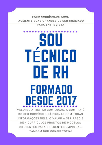 Faço Seu Currículo Pronto!