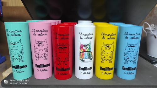 El Monstruo De Colores Vasos Personalizados !!!!!