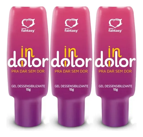 Sexo Anal Sin Dolor Gel Lubricante 4x1 Anestésico Sin dolor 3u Sabor Neutro