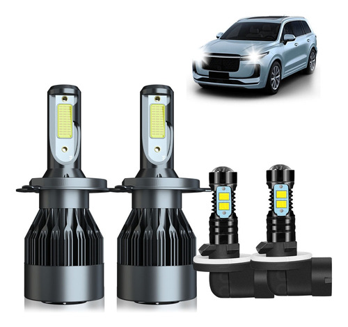 Kkk Kit De Focos Led H4/9003 881 Para Hyundai Accent