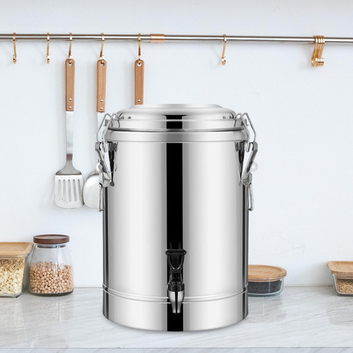 Dispensador De Bebida Fría Caliente Barril Aislado 10l