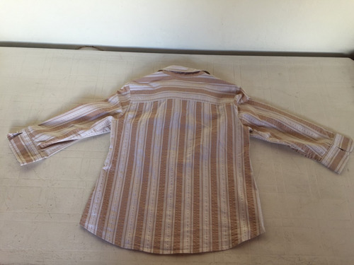 Camisa Beige Y Blanca Talle S Impecable!!!