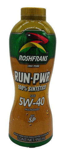 Aceite Roshfrans 5w-40 Sintetico