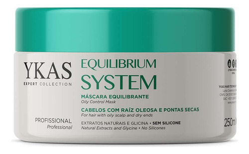 Máscara Ykas Equilibrium System 250g