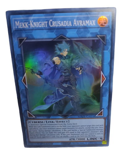 Mekk-knight Crusadia Avramax Super Rare Yugioh 