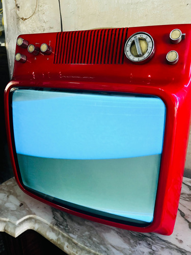 Televisor Noblex 14 Rojo Impecable (Usado)