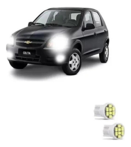 Chevrolet Celta Gm Kit Lâmpadas Led Farolete Lanterna Farol