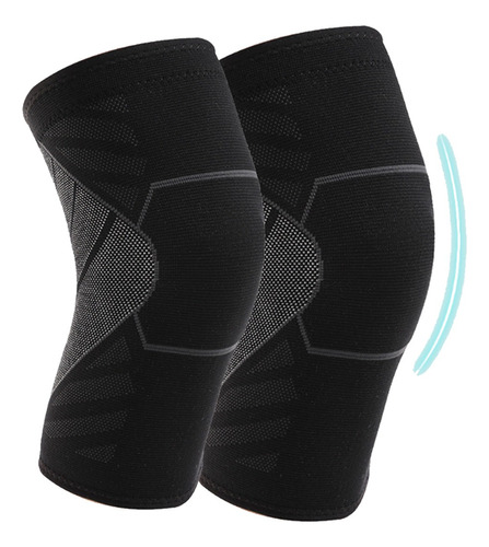 Rodilleras Deportivas Compresion Elastica Gym Protección Par