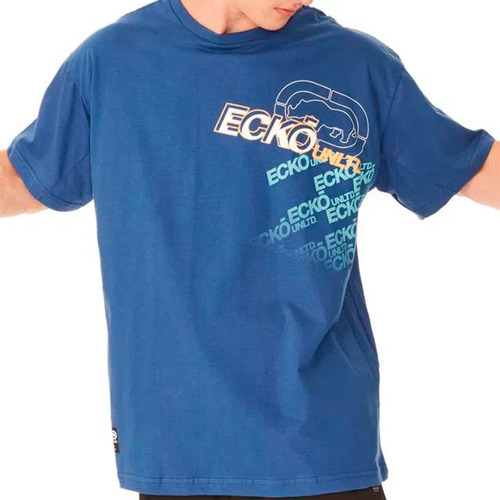 Camiseta Ecko Plus Size Basica Masculina U489a_az