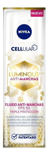 Fluido Nivea Luminous630 Anti-manchas Ácido Hialurónico 40ml