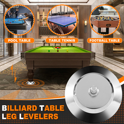 Juego Nivelador De Patas De Mesa De Billar/billar De 5 Pulga