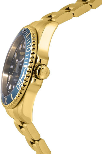 Reloj Invicta 30024 Men's Pro Diver Quartz Color de la correa Negro Color del bisel Acero inoxidable Color del fondo Azul