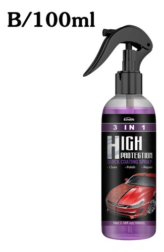 Spray De Revestimento Rápido Para Carros I 3 Em 1 De Alta Pr