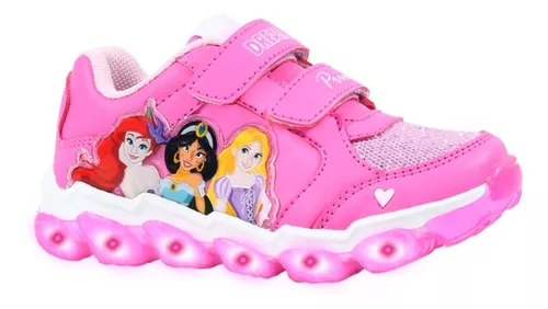 Zapatillas Disney Princesas Con Orig Footy Multiluces