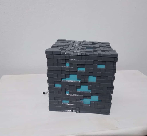Velador Cubo Minecraft Con Control Remoto