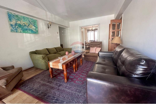Clásico Depto Amoblado En Arriendo, 4 D 3 B