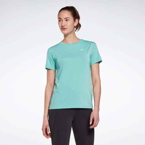 Polo Reebok Ts Ac Athletic Tee Turquoise Mujer