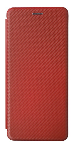 Funda Tipo Cartera De Poliuretano De Fibra De Carbono Para X