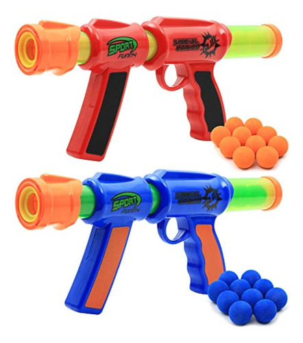 Kiddie Play Toy - Pistola De Espuma Y Pistolas